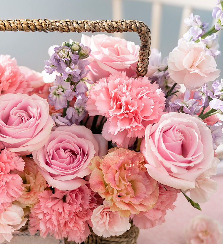 Best Wishes Pink Bouquet — alternate view