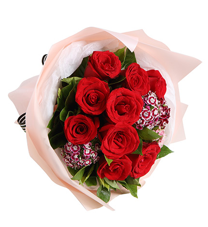 Corolla Red Roses — alternate view