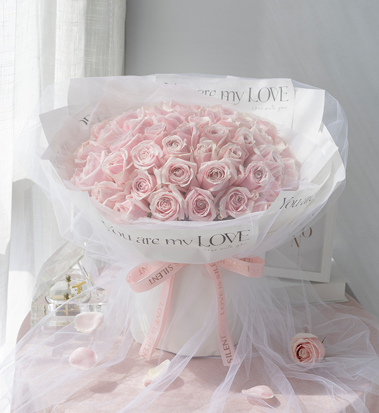 Fairy Tulle 52 Pink Roses