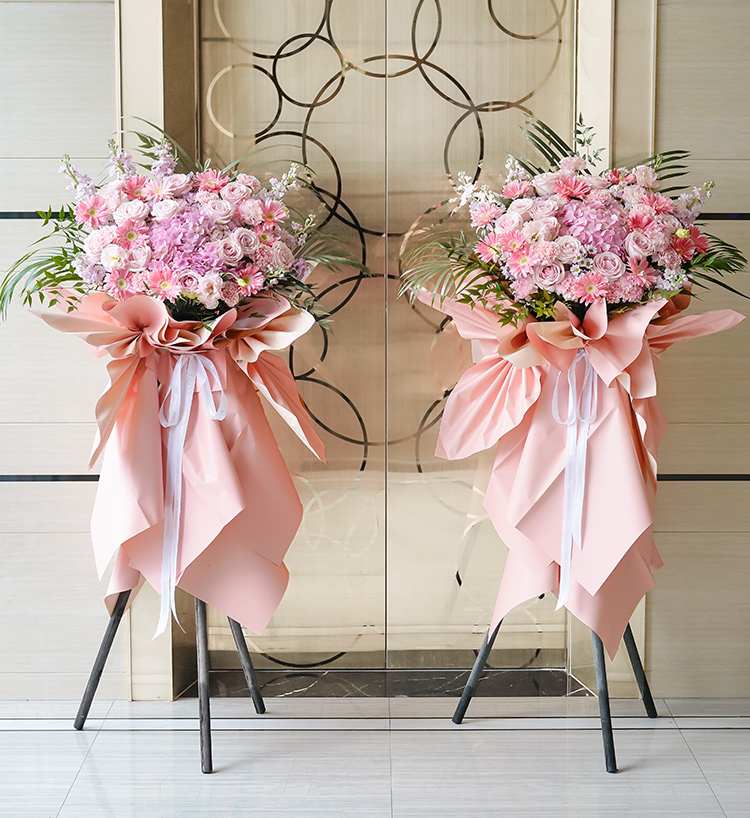 Flowers in Full Bloom Grand Opening Baskets