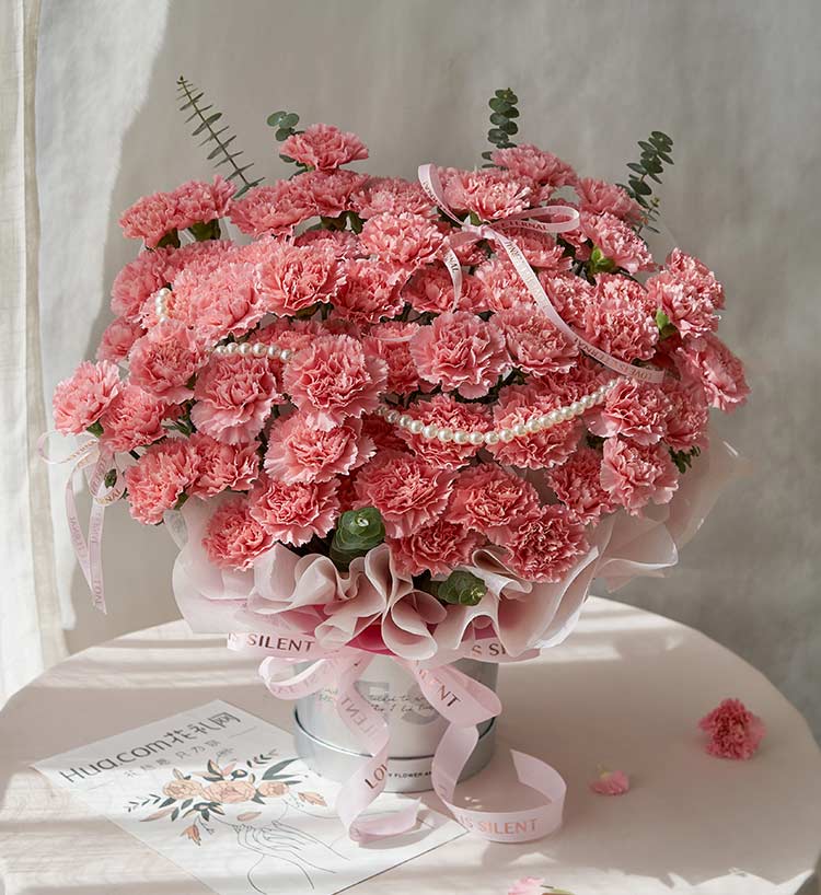 Grateful Companionship Pink Carnations