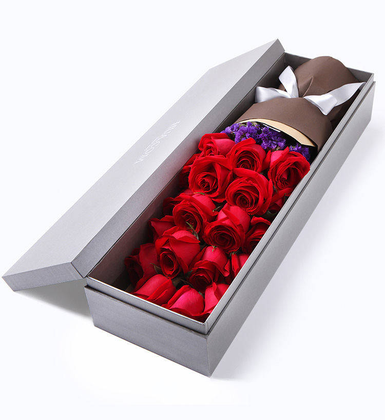 Nineteen Corolla Red Roses Bouquet