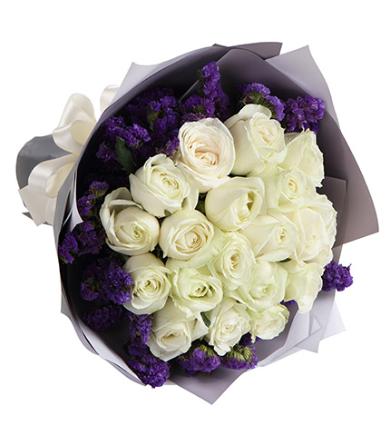 Nineteen Roses Bouquet — alternate view
