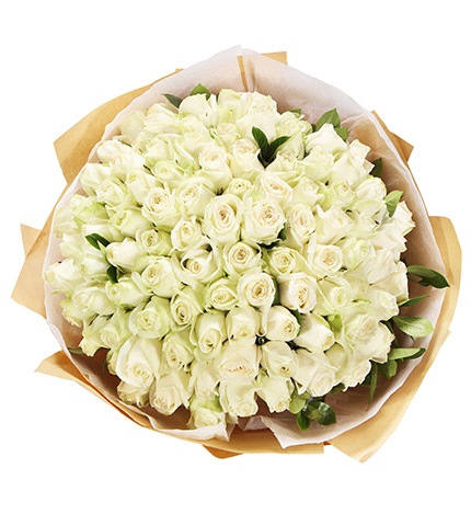 99 Roses Bouquet — alternate view