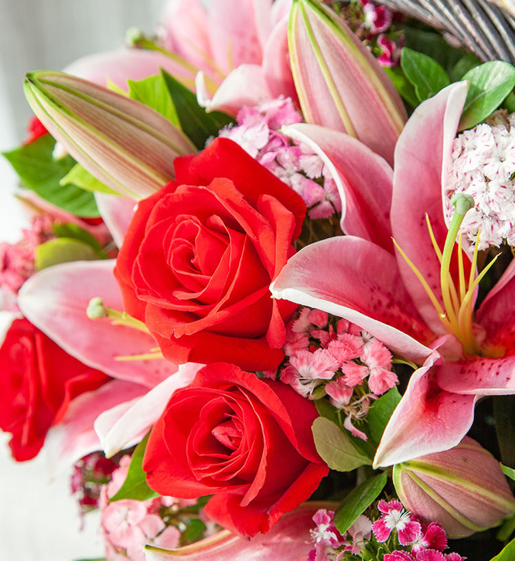 Two Corolla Roses Bouquet — alternate view