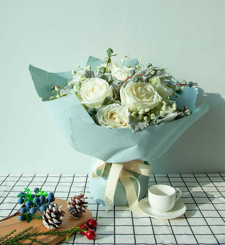 Nine Roses Bouquet