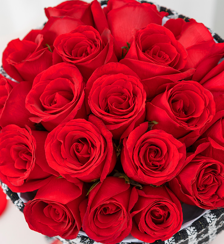 Nineteen Roses Bouquet — alternate view