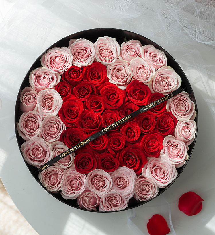 Twenty-two Pink Roses Bouquet