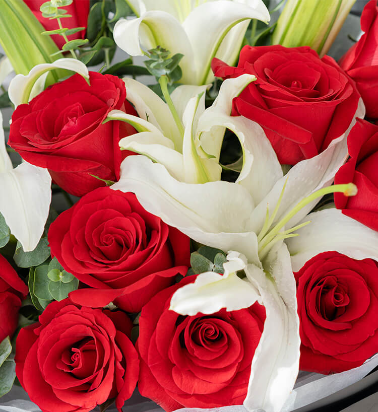 Love You Red Rose & Lily — alternate view