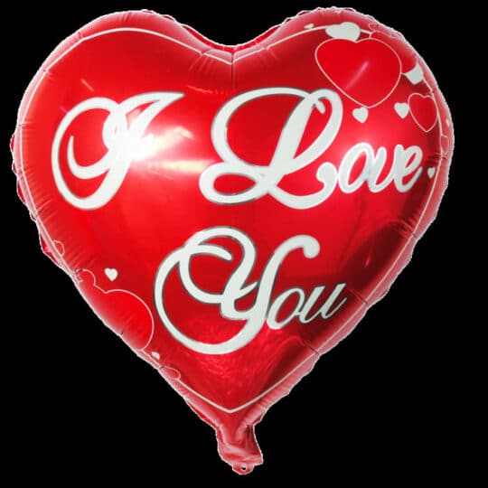 globos metalizados impresos grandes 18 corazon i love you 1
